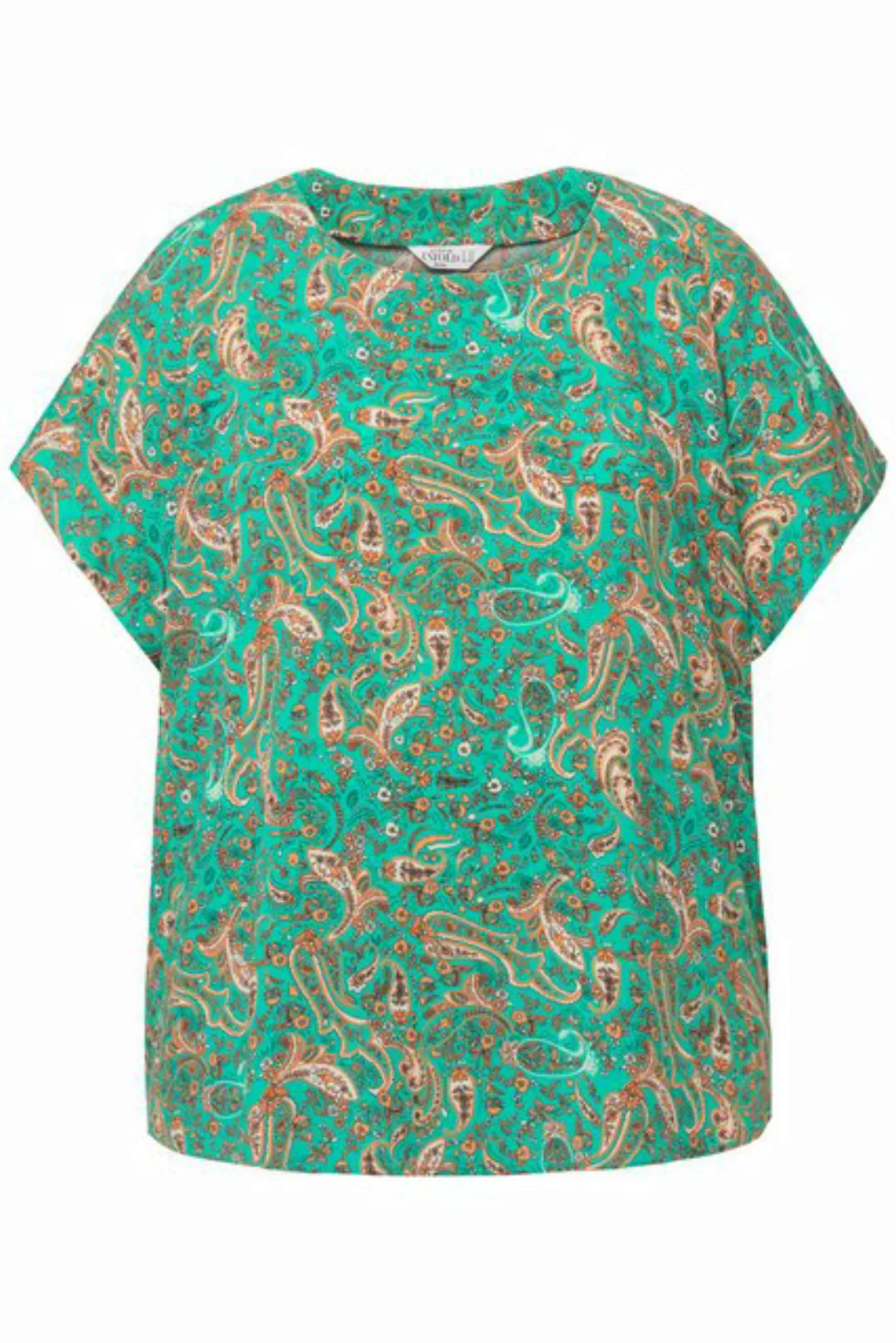 Studio Untold Druckbluse Blusenshirt oversized Paisley Print Rundhals günstig online kaufen