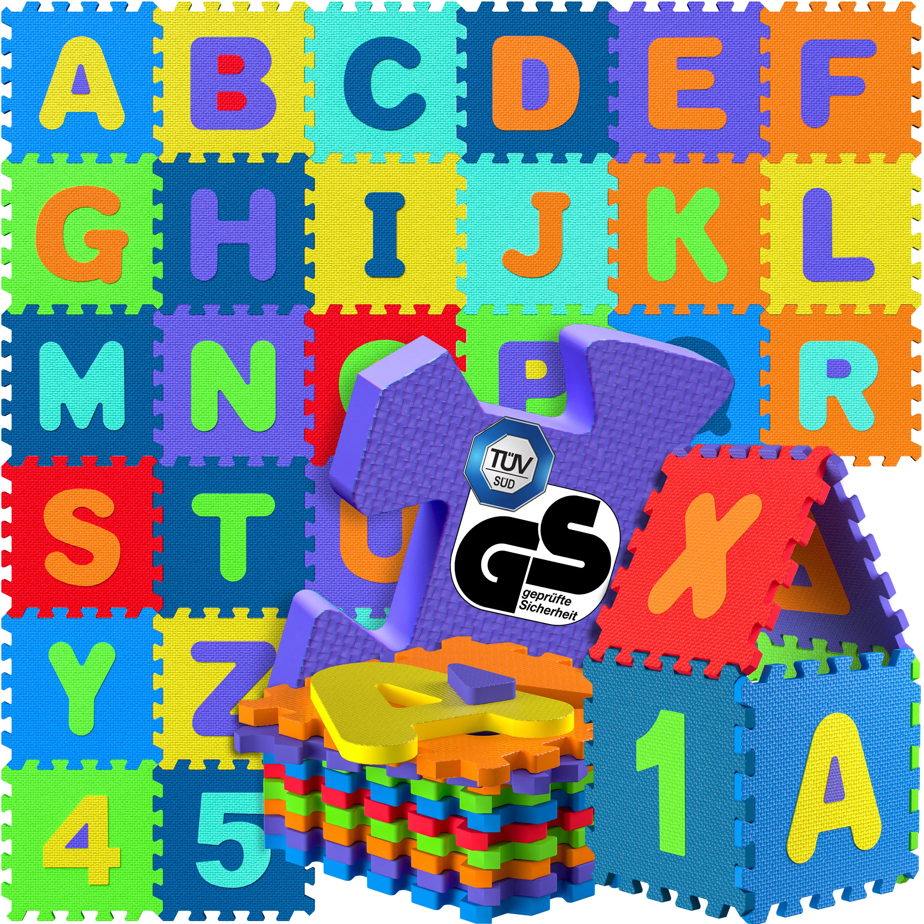 Puzzlematte 86-tlg Bunt günstig online kaufen