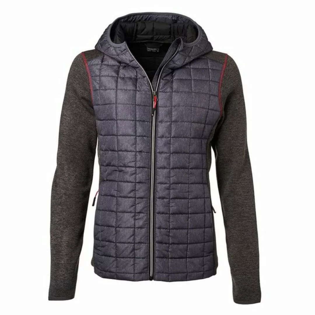 James & Nicholson Fleecejacke Ladies Hybrid Strickjacke günstig online kaufen