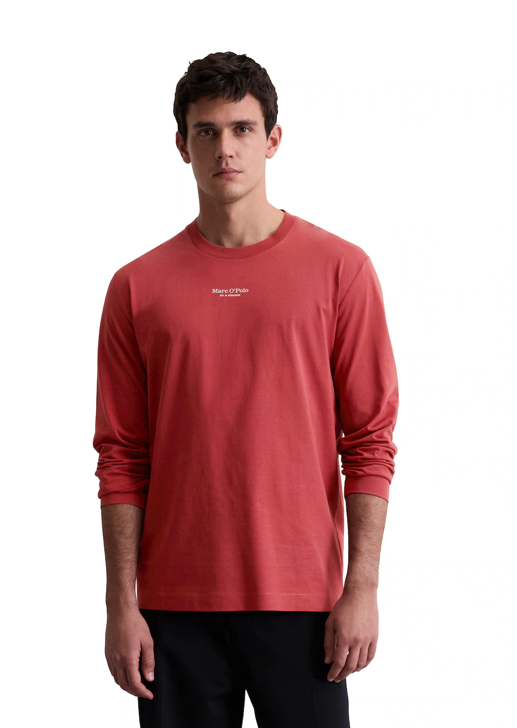 Marc OPolo Langarmshirt "aus reiner Bio-Baumwolle" günstig online kaufen