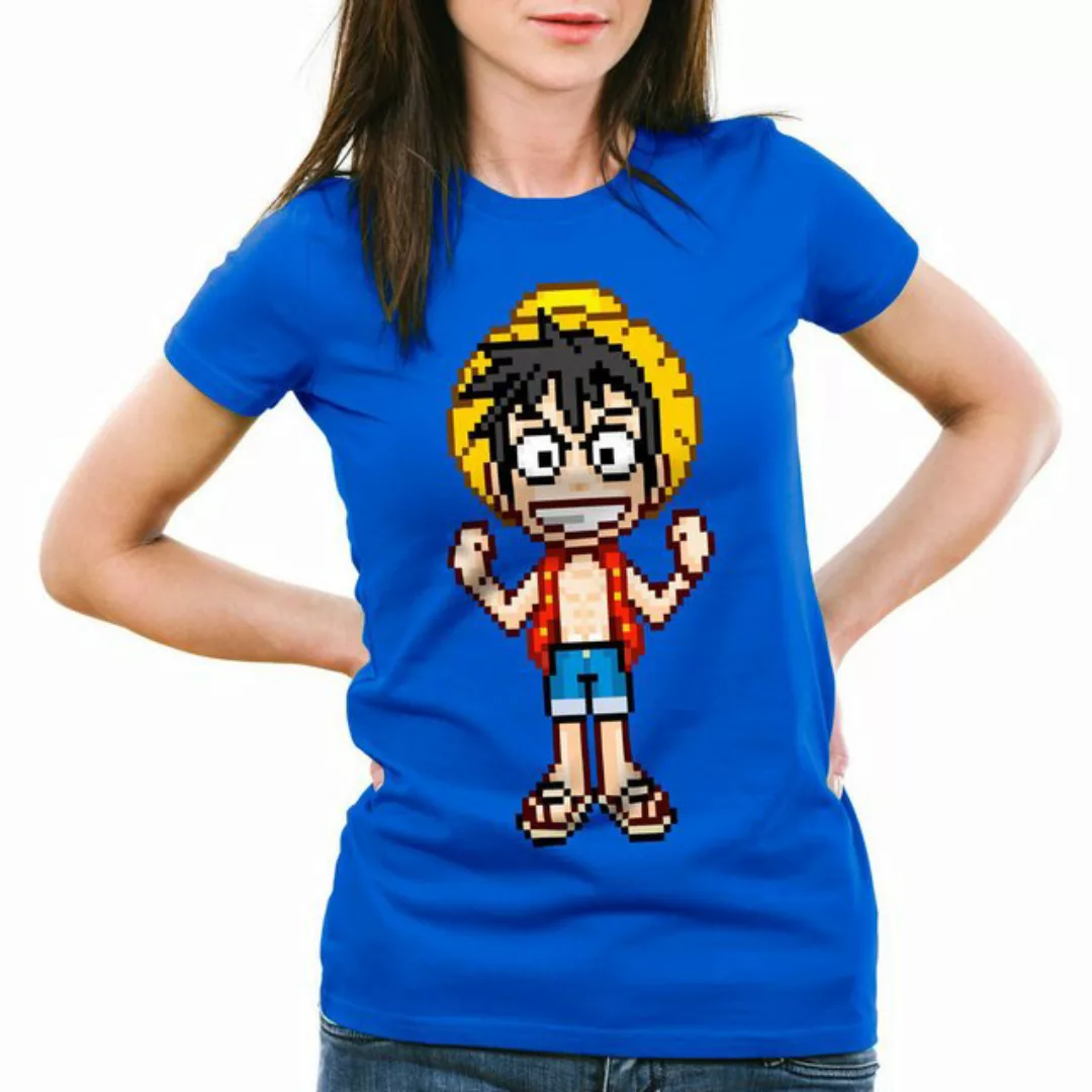 style3 T-Shirt Pixel Luffy one piece japan anime luffy manga monkey ruffy günstig online kaufen