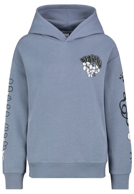 SUBLEVEL Kapuzenpullover Sweathoodie mit Ärmelprint günstig online kaufen