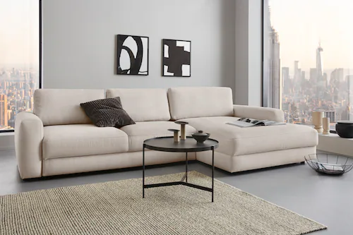 Places of Style Ecksofa »Bloomfield, bequem und elegant, L-Form«, wahlweise günstig online kaufen