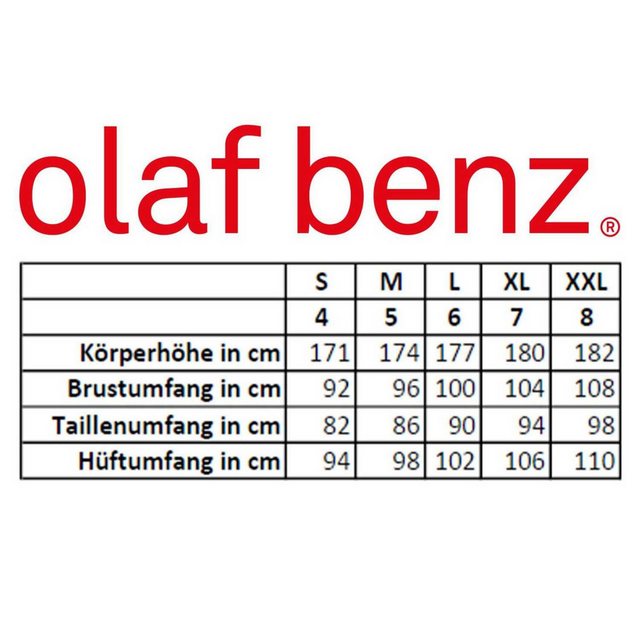 Olaf Benz T-Shirt Olaf Benz RED2385 T-Shirt XXL günstig online kaufen