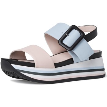 Marco Tozzi  Sandalen Sandaletten black lt bl. c 2-2-28780-28/092 günstig online kaufen