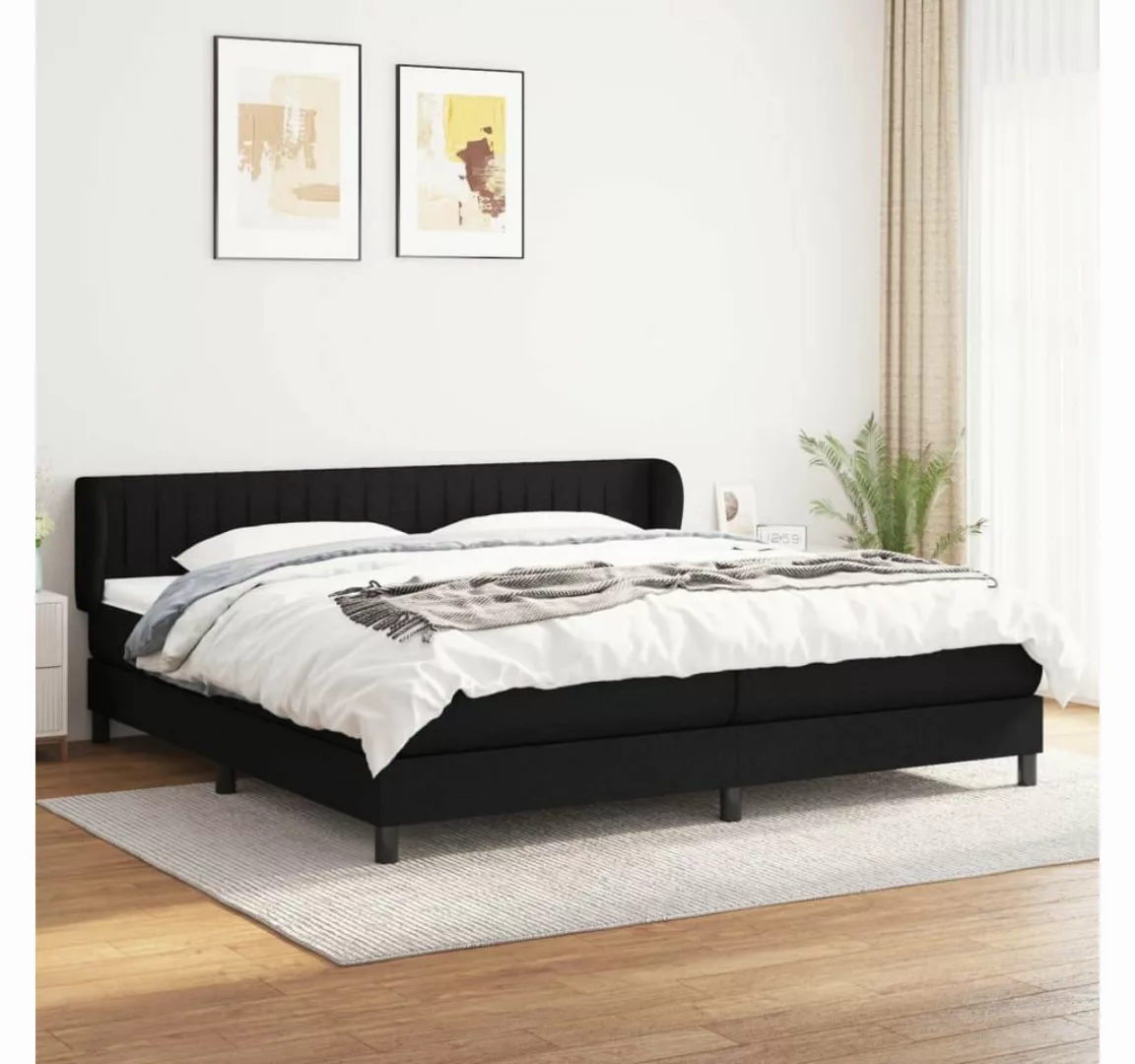 vidaXL Boxspringbett Bett Boxspringbett mit Matratze & Topper Stoff verschi günstig online kaufen