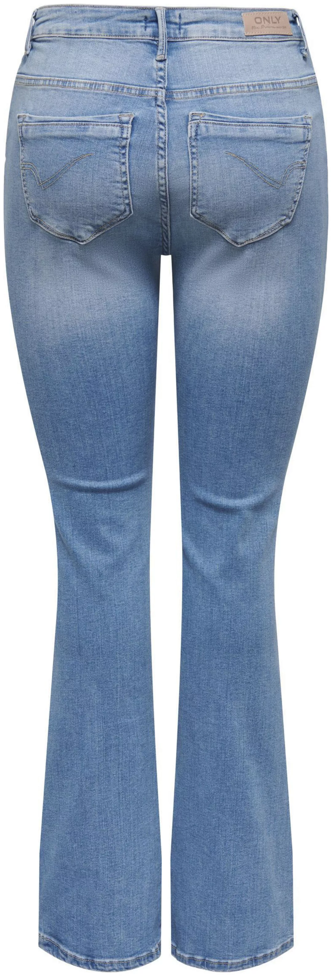 ONLY Bootcut-Jeans "ONLPAOLA MID WAIST FLARED DESTROY AZ" günstig online kaufen