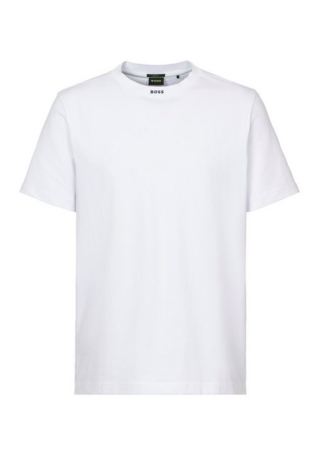 BOSS GREEN T-Shirt "Tee Rib", mit Logo am Ausschnitt günstig online kaufen