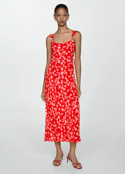 Langes, bedrucktes Kleid günstig online kaufen