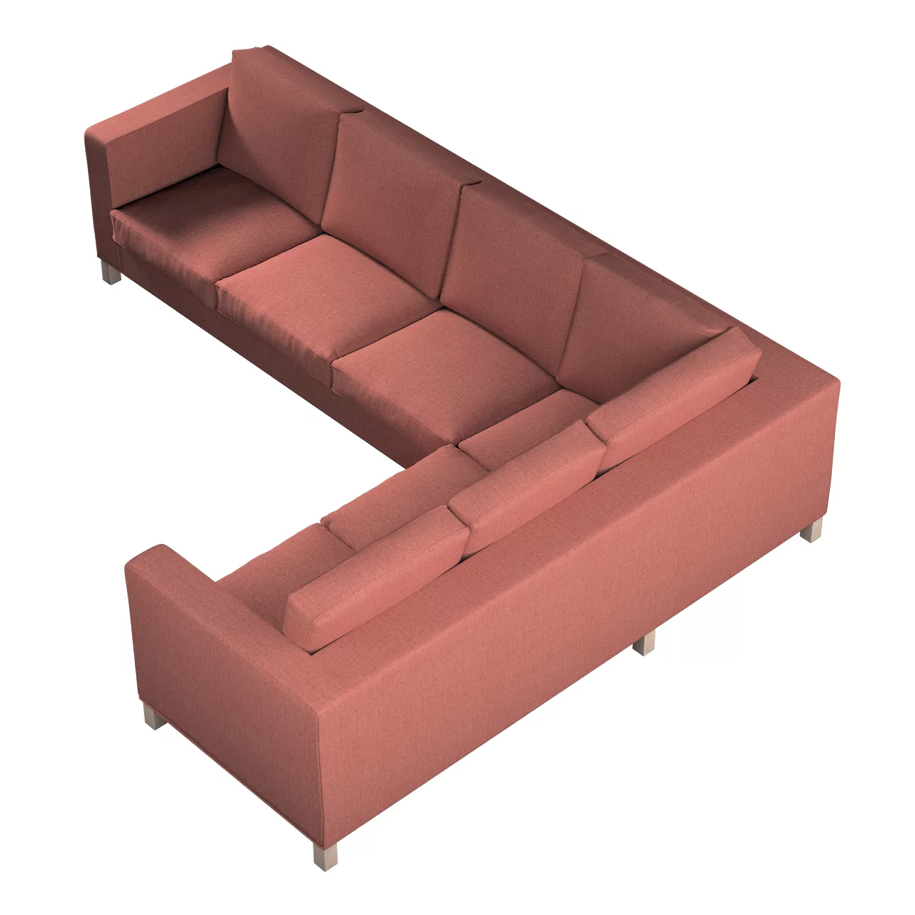 Bezug für Karlanda Sofa Ecke links, cognac braun, 36cm x 30cm x 50cm, City günstig online kaufen