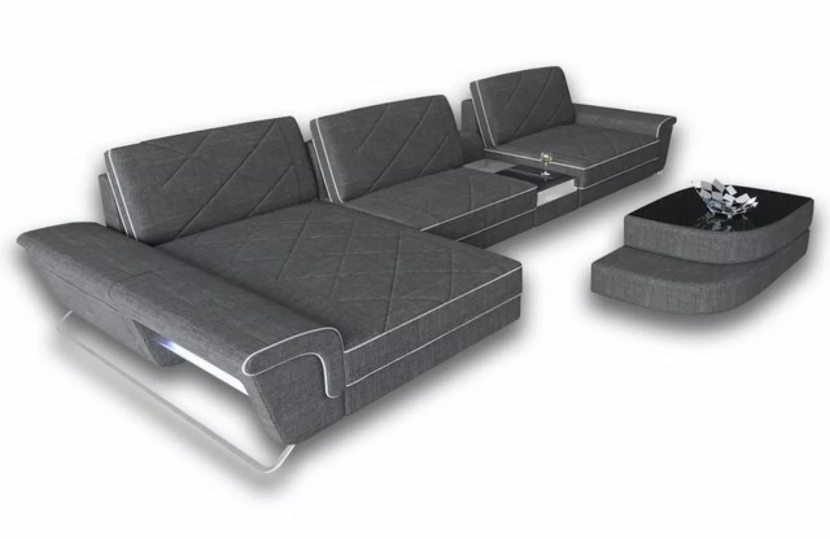 Sofa Dreams Ecksofa Polster Stoffsofa Couch Bari L Form Stoff Sofa, Webstof günstig online kaufen