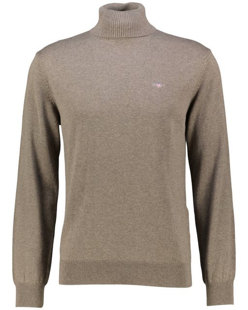 Gant Strickpullover Herren Rollkragenpullover mit Wolle (1-tlg) günstig online kaufen