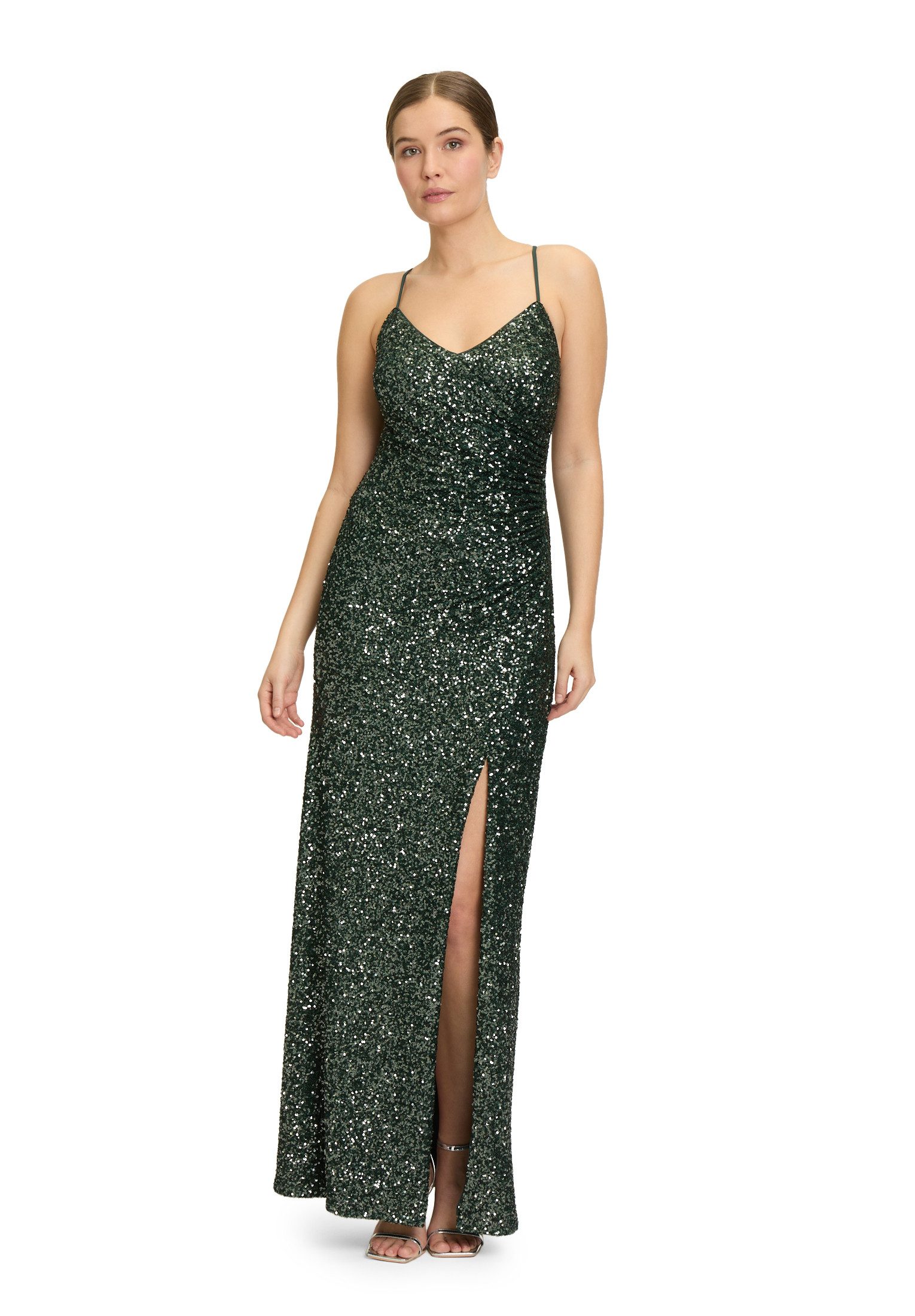 Vera Mont Abendkleid "Vera Mont Damen Abendkleid im Glitzer-Look", Wickel-D günstig online kaufen