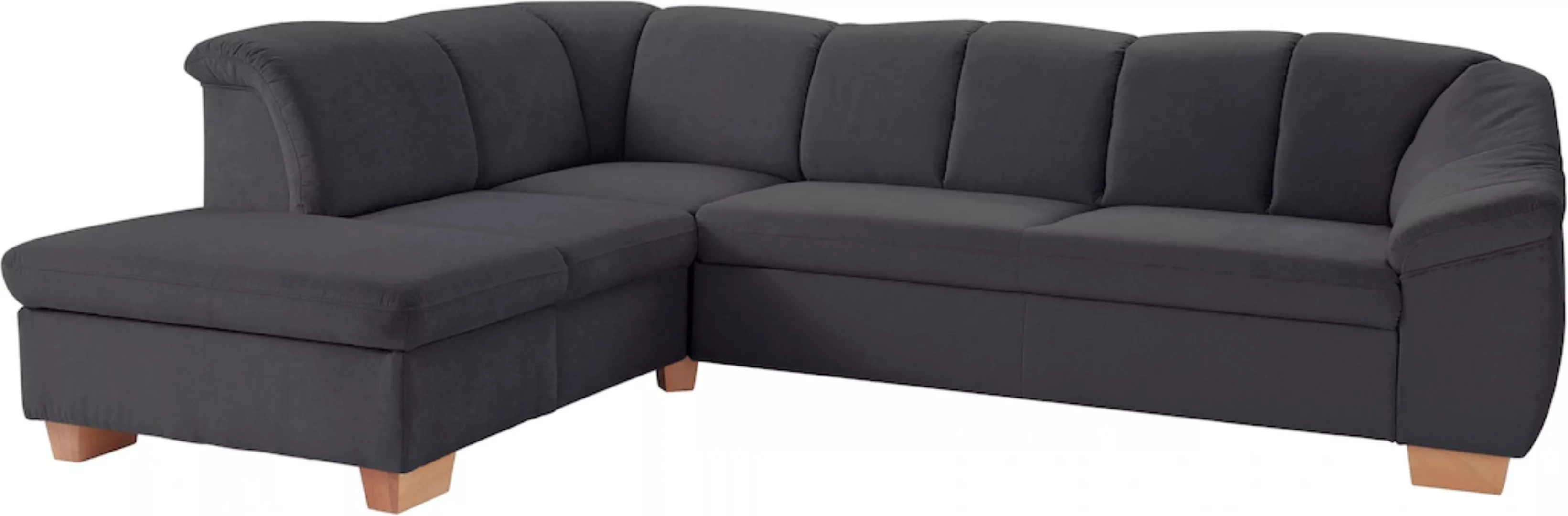 sit&more Ecksofa »Santo L-Form«, mit Federkern, wahlweise mit Bettfunktion günstig online kaufen