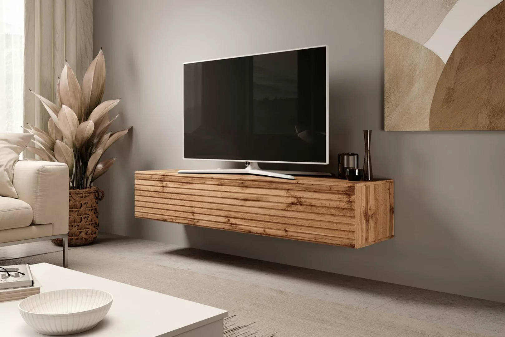 Beautysofa TV-Schrank Moderner, stilvoller TV-Schrank mit Sprossen TV SCHRA günstig online kaufen