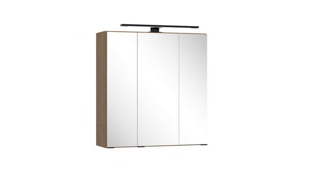 freiraum Badezimmerspiegelschrank Lille Canello-Eiche Dekor - 60x64x20cm (B günstig online kaufen