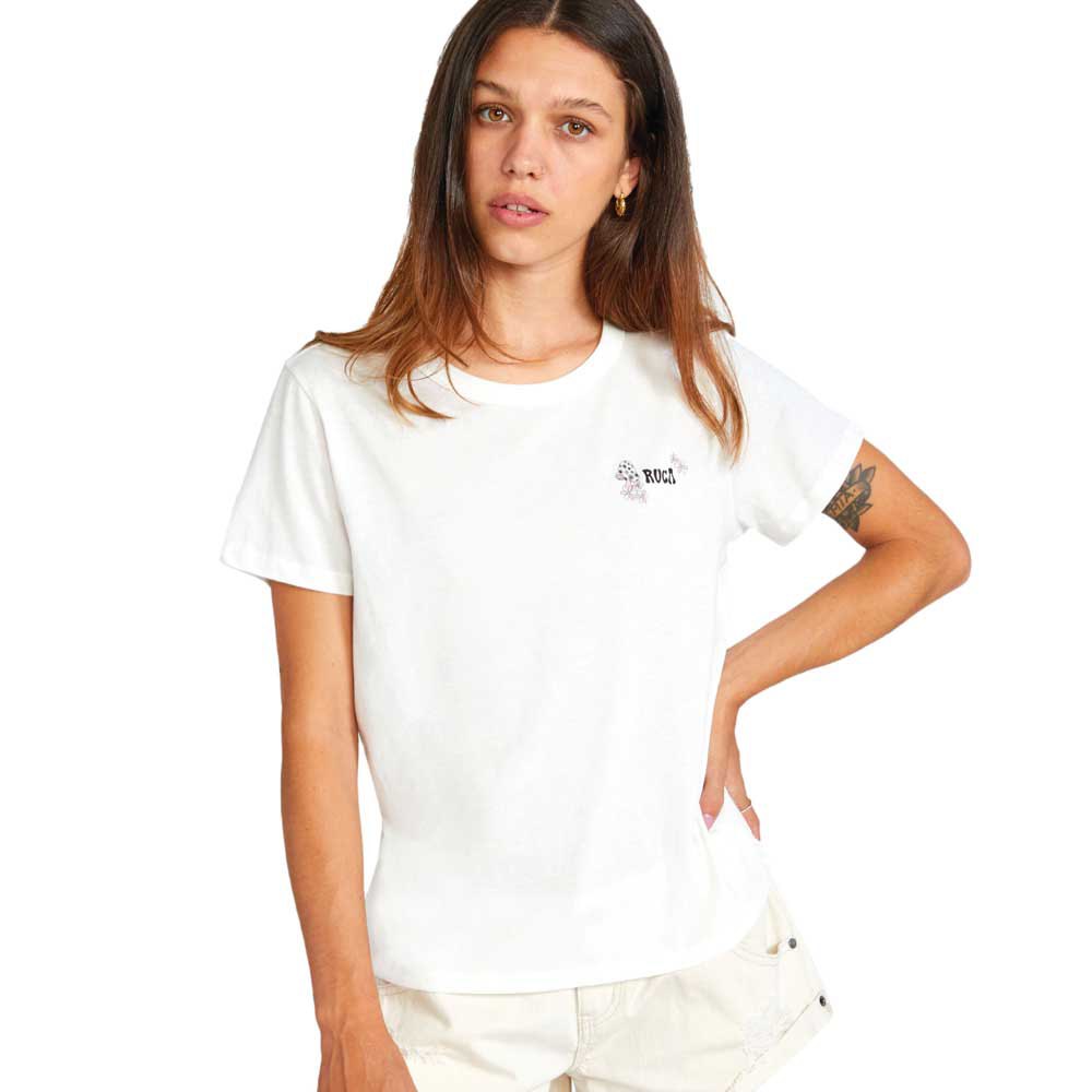 Rvca Peace Kurzärmeliges T-shirt M Vintage White günstig online kaufen