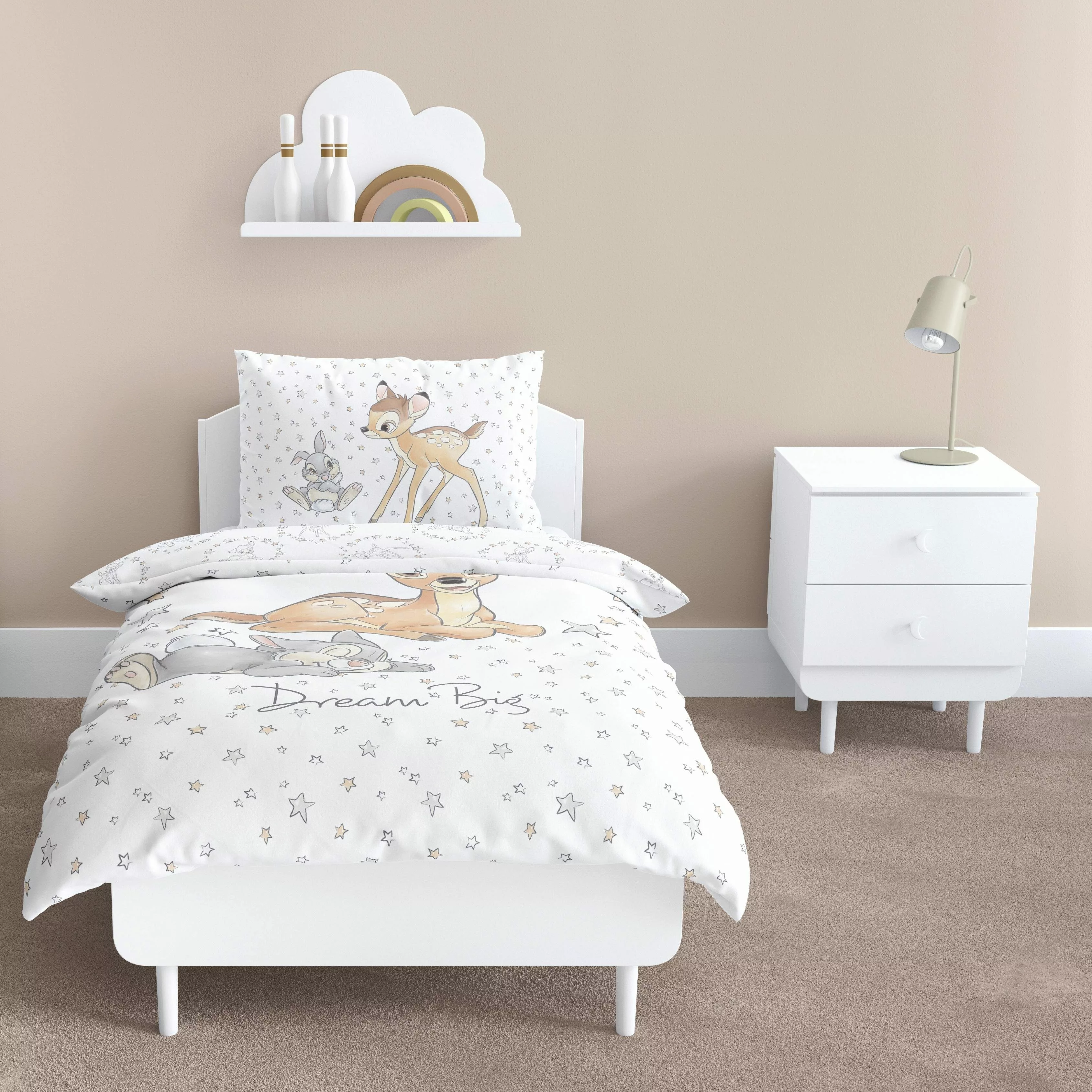 MTOnlinehandel Babybettwäsche Bambi und Klopfer 100x135 günstig online kaufen