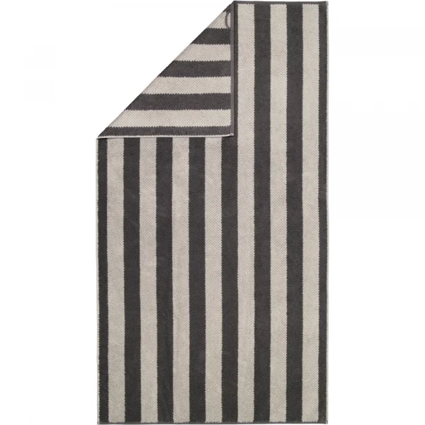 Cawö Handtücher Pure Stripes 6502 - Farbe: basalt - 77 - Duschtuch 80x150 c günstig online kaufen