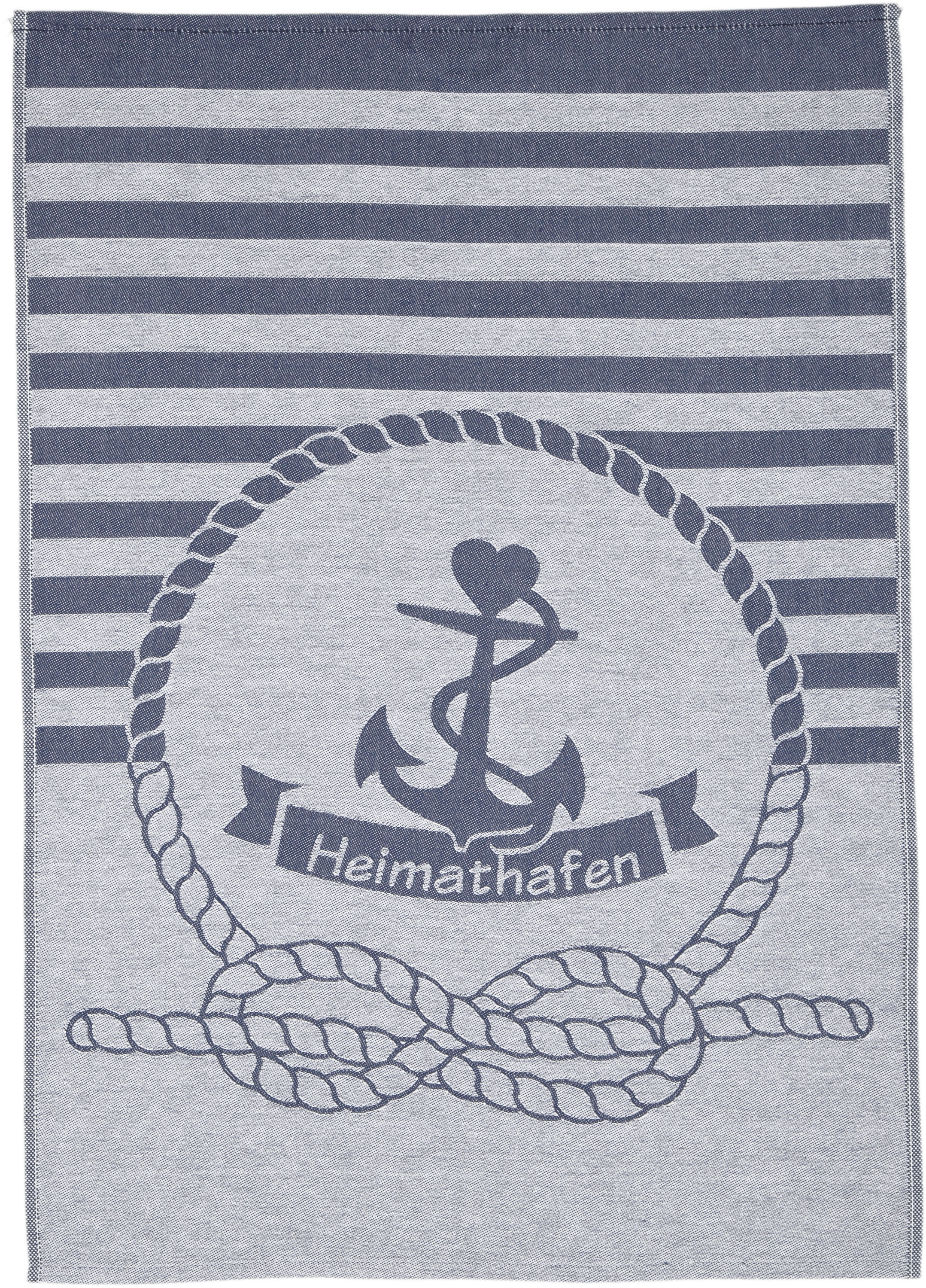 ROSS Geschirrtuch »Maritim - Heimathafen«, (Set, 3 tlg.), Motivtuch, aus 10 günstig online kaufen