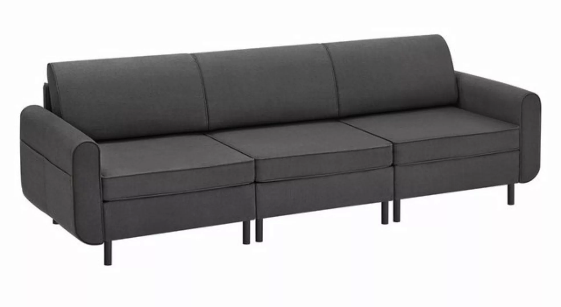 SONGMICS HOME 3-Sitzer, 3 Teile, Modulares Sofa, 3-Sitzer, Schlafsofa, Couc günstig online kaufen