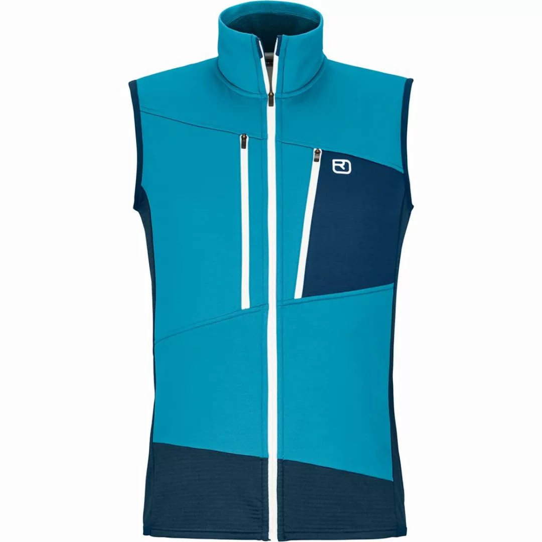 Ortovox Fleece Grid Vest Men - Fleece Jacke günstig online kaufen