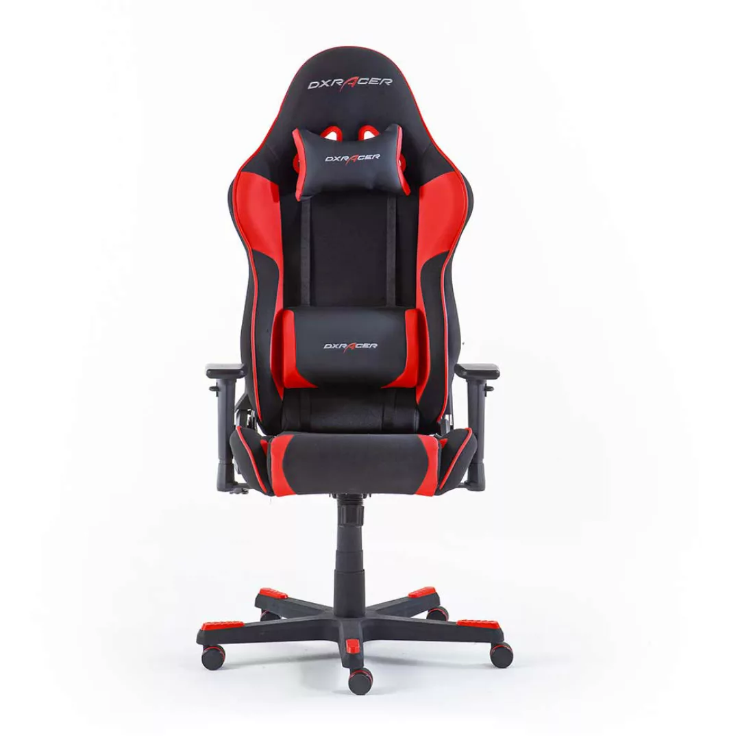 Gaming Sessel in Schwarz und Rot Lendenwirbelstütze günstig online kaufen