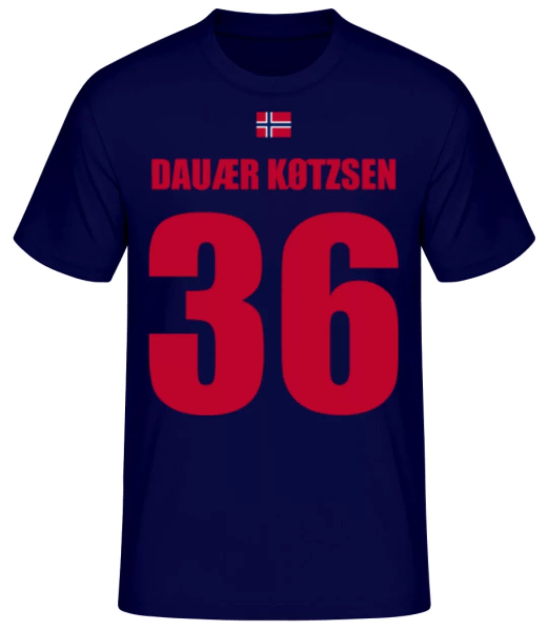 Norwegen Fußball Trikot Dauær Køtzsen · Männer Basic T-Shirt günstig online kaufen