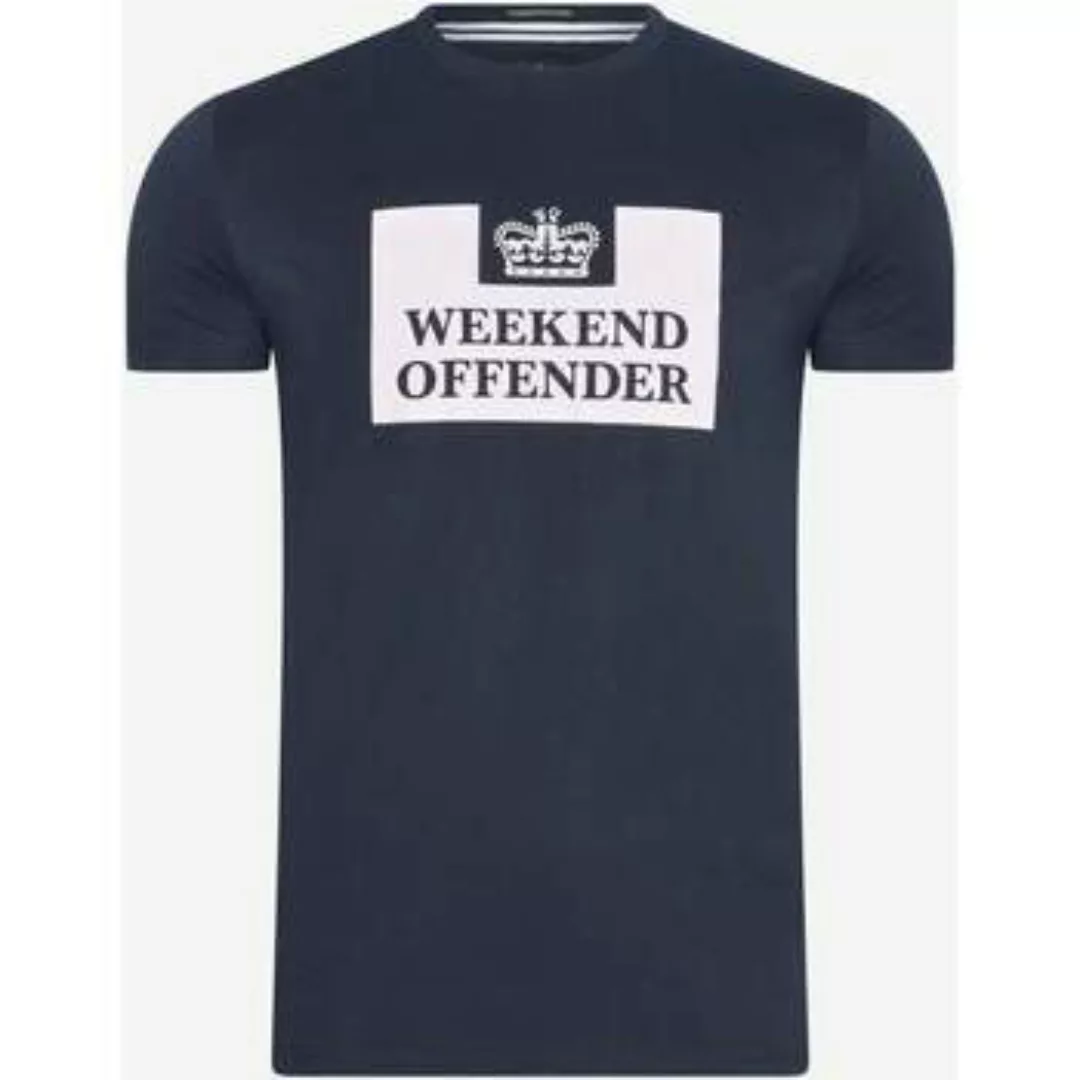 Weekend Offender  T-Shirts & Poloshirts Gefängnis - Marine günstig online kaufen