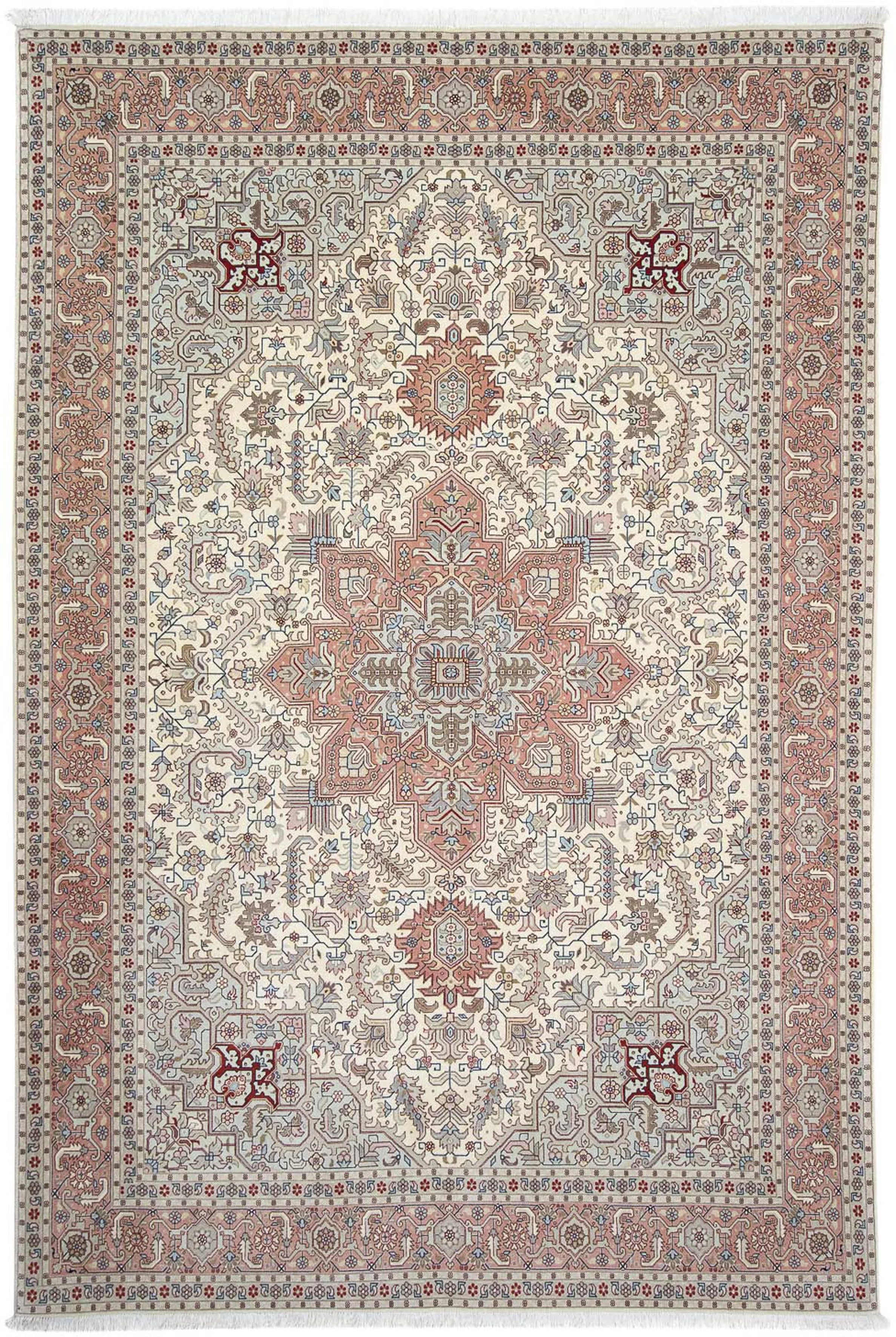 morgenland Orientteppich »Perser - Täbriz - Royal - 310 x 204 cm - beige«, günstig online kaufen