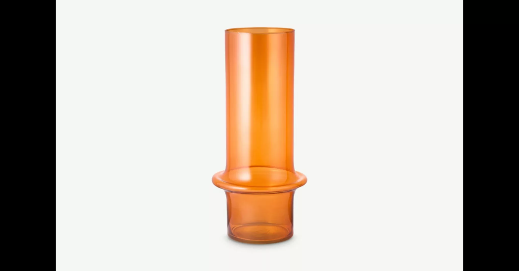 Urban Nature Culture Vase, recyceltes Glas in Paprikarot - MADE.com günstig online kaufen
