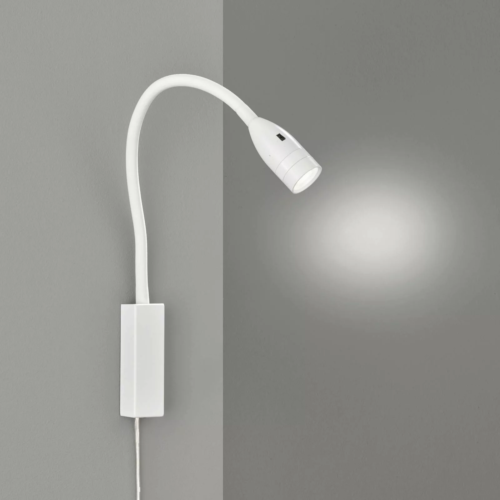 Fischer & Honsel LED-Wandspot flex Sten Weiß 61 cm günstig online kaufen