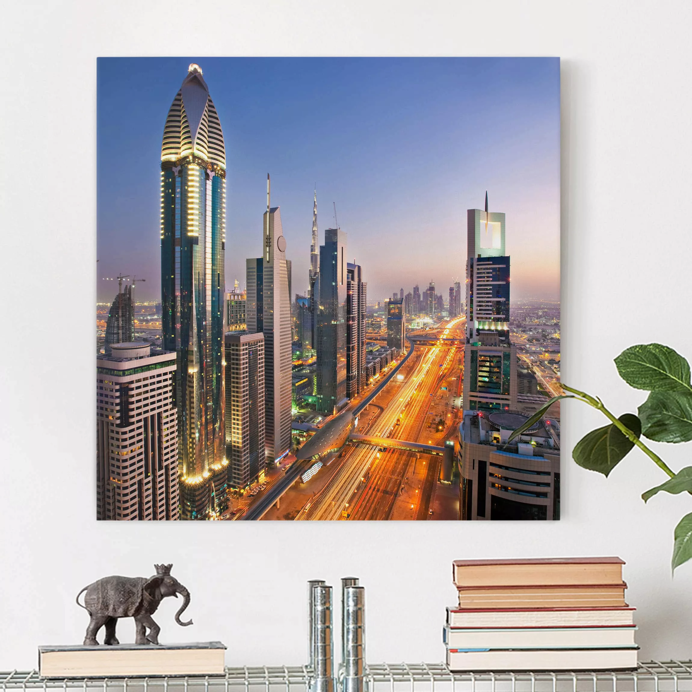 Leinwandbild Architektur & Skyline - Quadrat Dubai günstig online kaufen