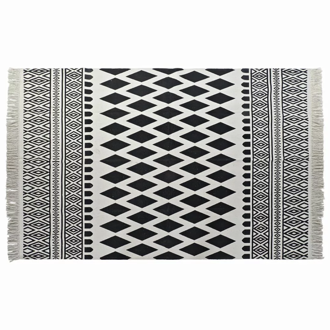 Teppich Dkd Home Decor Schwarz Weiß (160 X 250 X 0,7 Cm) günstig online kaufen