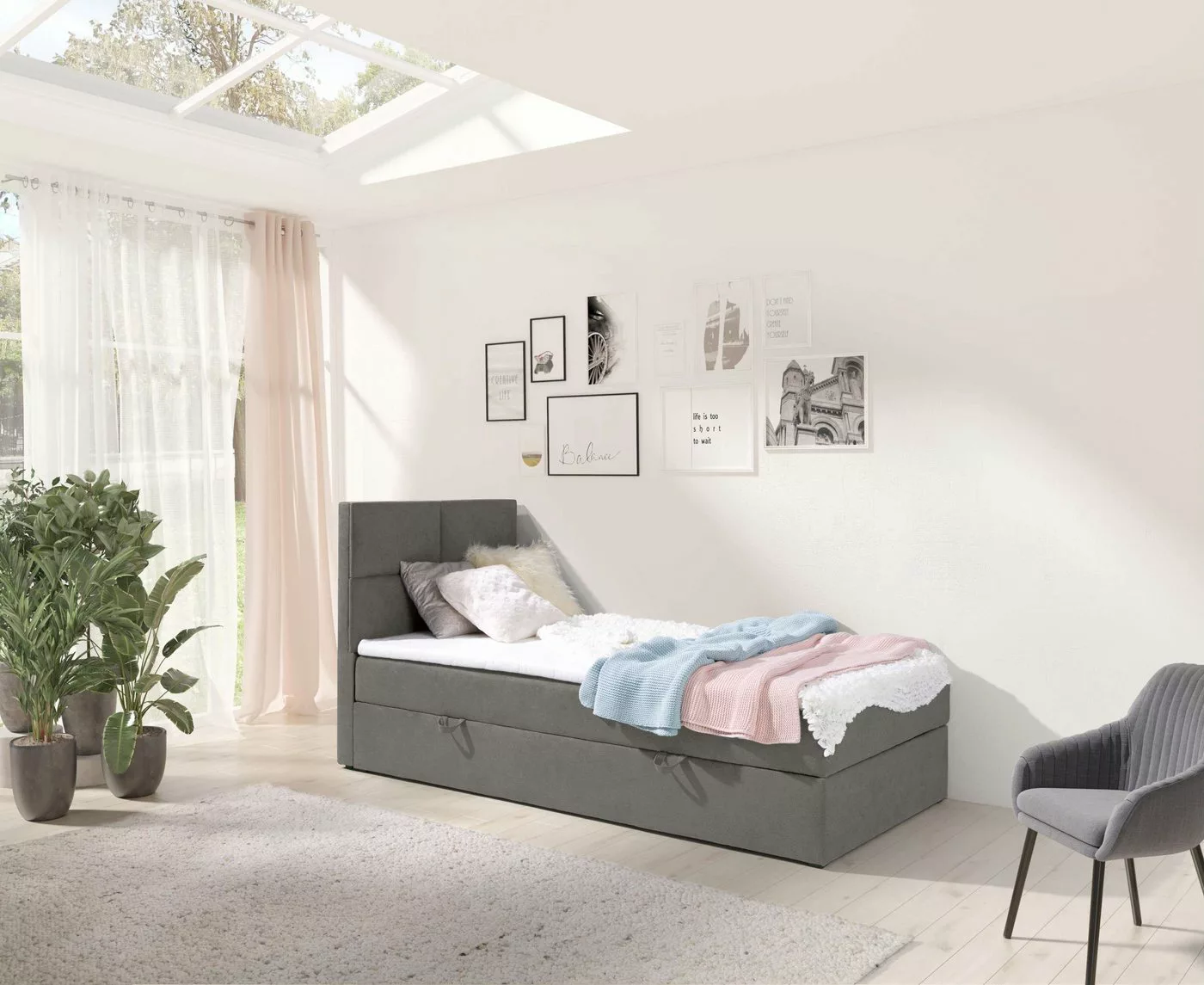 99rooms Boxspringbett Larni (Schlafzimmerbett, Bett), Design günstig online kaufen