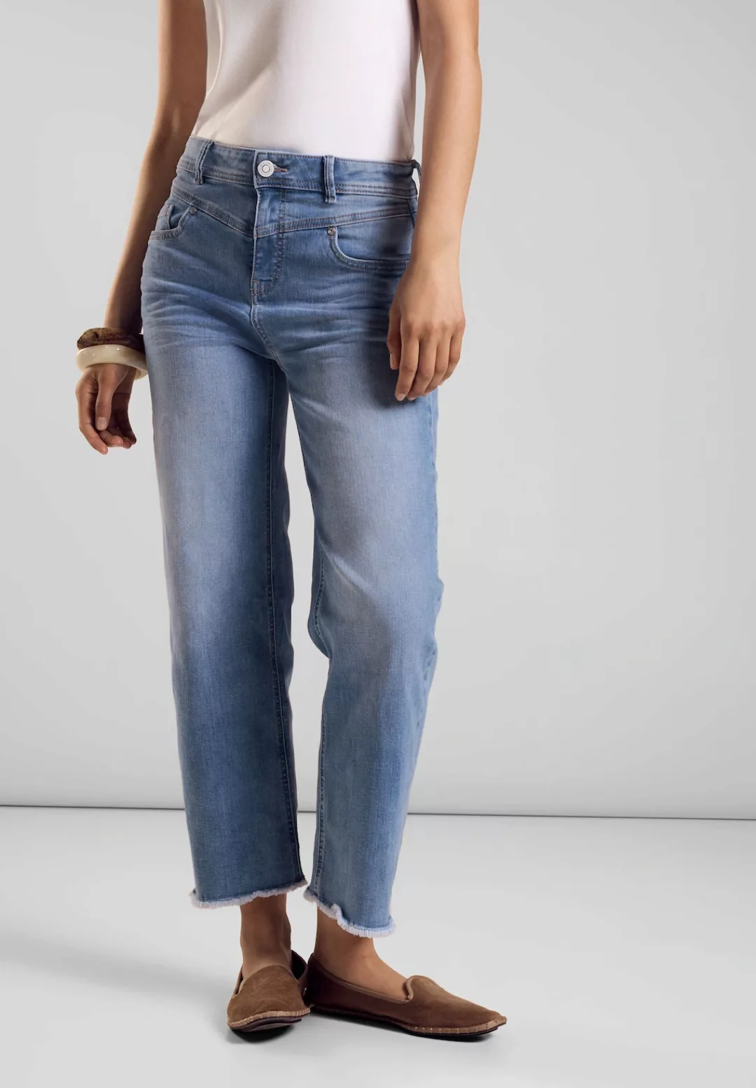 STREET ONE Comfort-fit-Jeans, High Waist günstig online kaufen