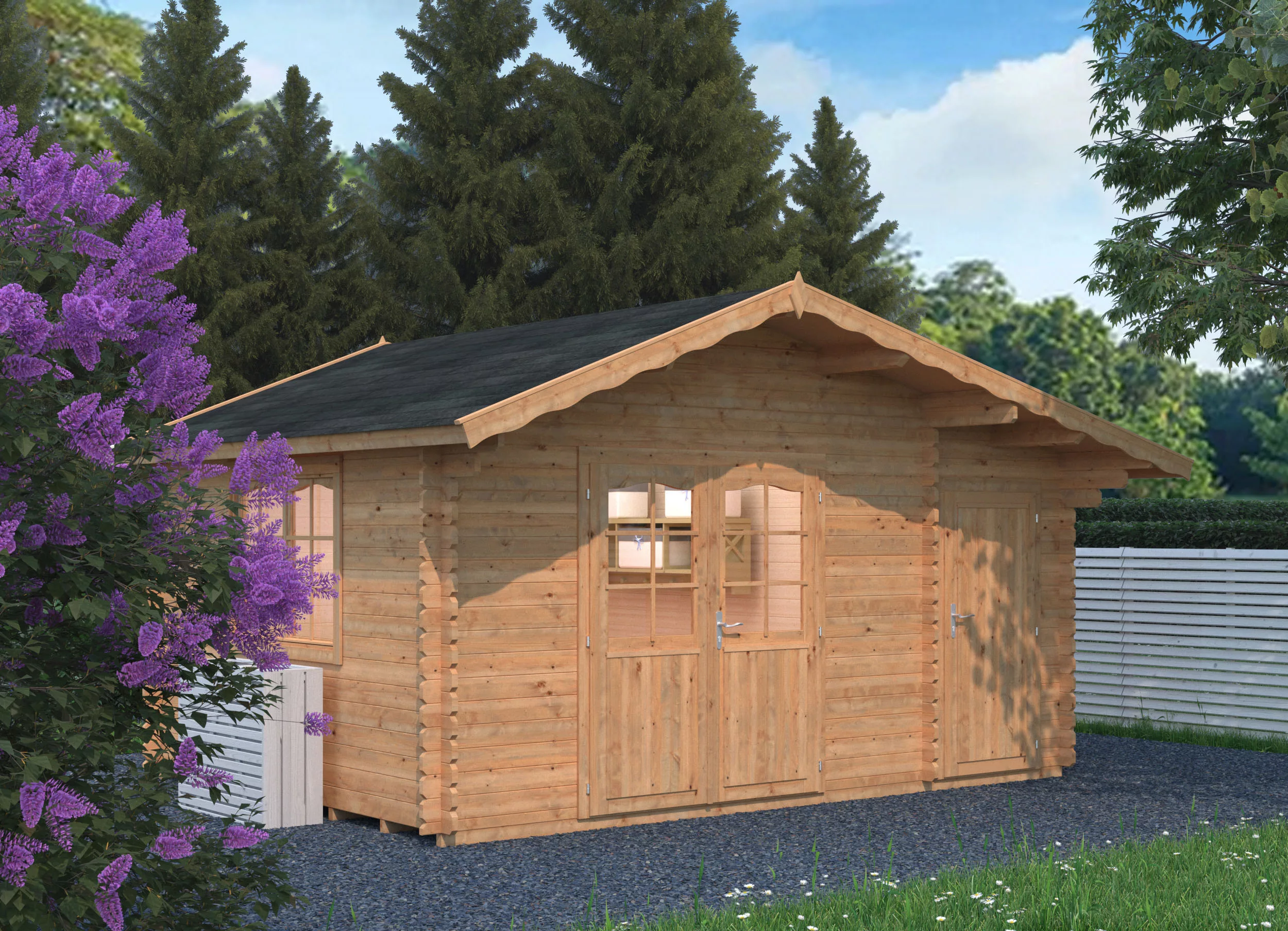 Palmako Gartenhaus "Emma", 14,2 qm günstig online kaufen