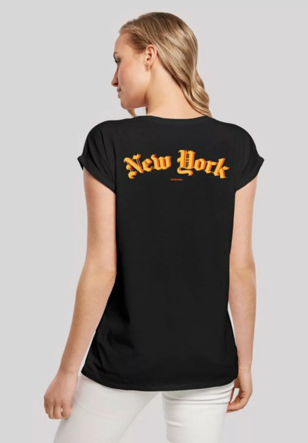 F4NT4STIC T-Shirt New York Orange SHORT SLEEVE TEE Print günstig online kaufen