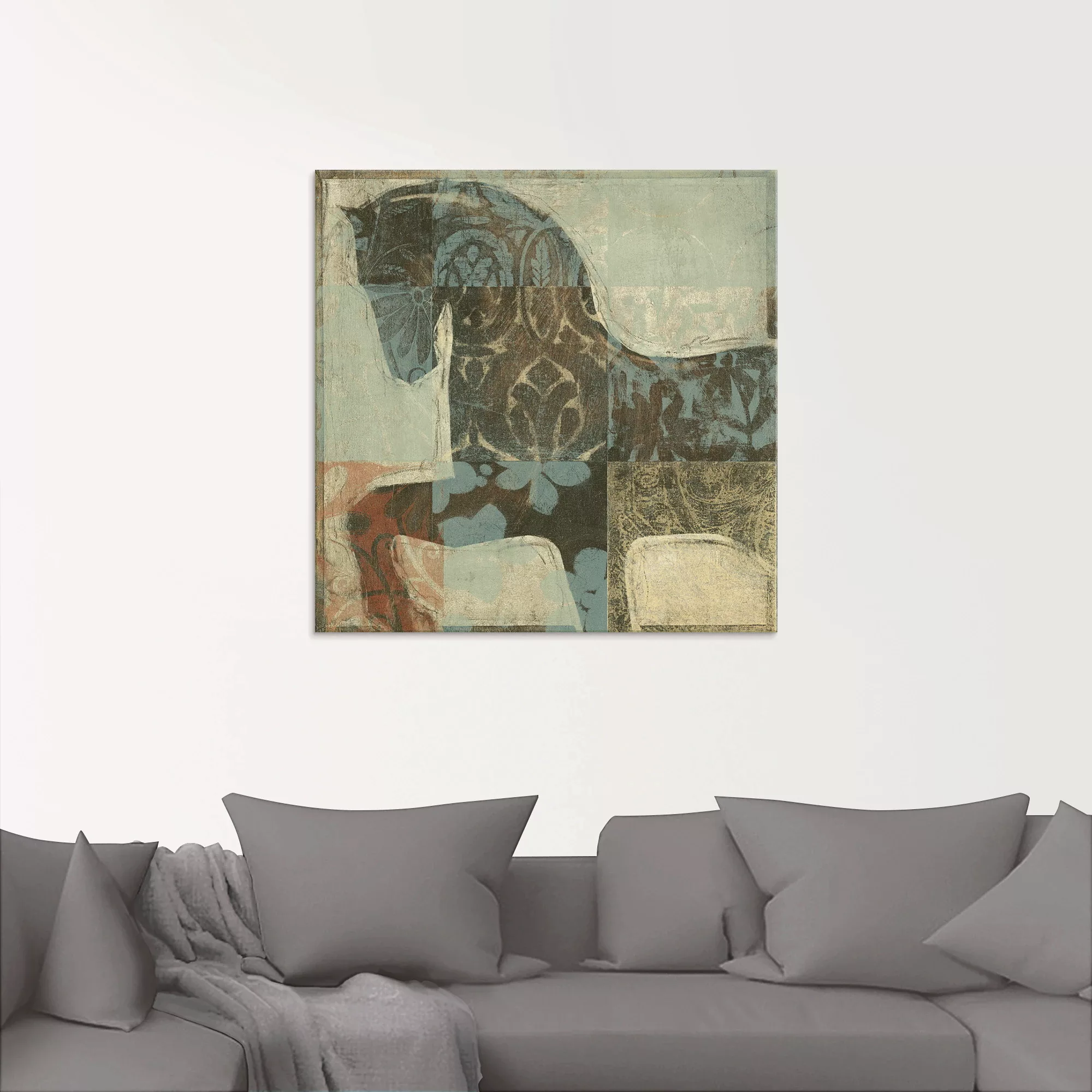 Artland Glasbild "Gemustertes Pferd I", Haustiere, (1 St.), in verschiedene günstig online kaufen