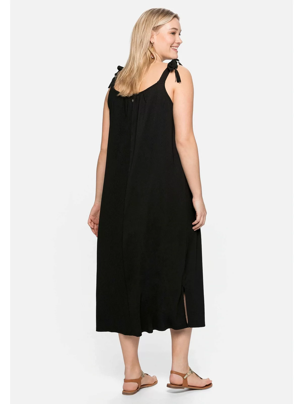 Sheego Jerseykleid "Große Größen", in A-Linie, mit verspielten Details günstig online kaufen