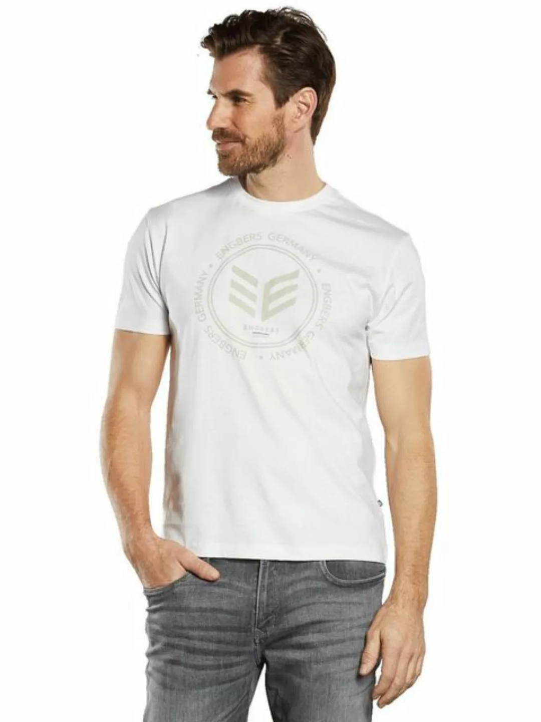 Engbers Rundhalsshirt T-Shirt mit Print günstig online kaufen