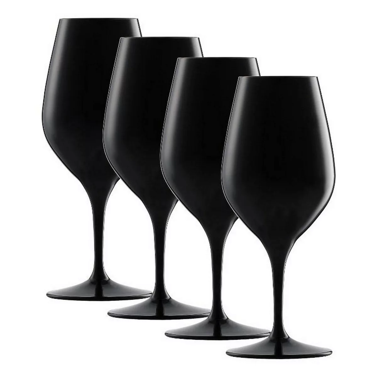 SPIEGELAU Authentis Blind Tasting Weinglas 4er-Set Weißweingläser schwarz günstig online kaufen