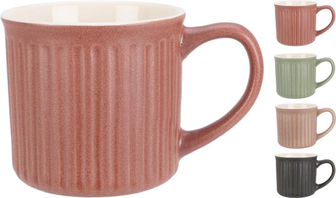 BECHER Tasse ca. 250 ml 1 Stück Aardewerk Gres Mehrfarbig günstig online kaufen