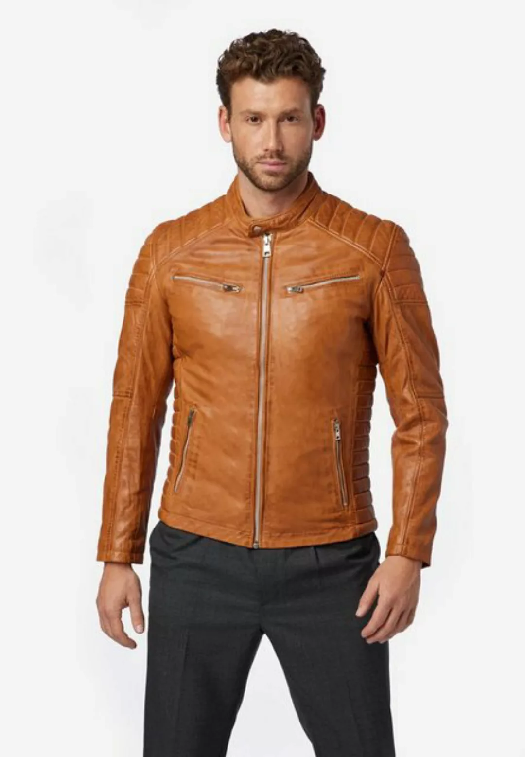 RICANO Lederjacke Cooper hochwertiges Lamm Leder günstig online kaufen