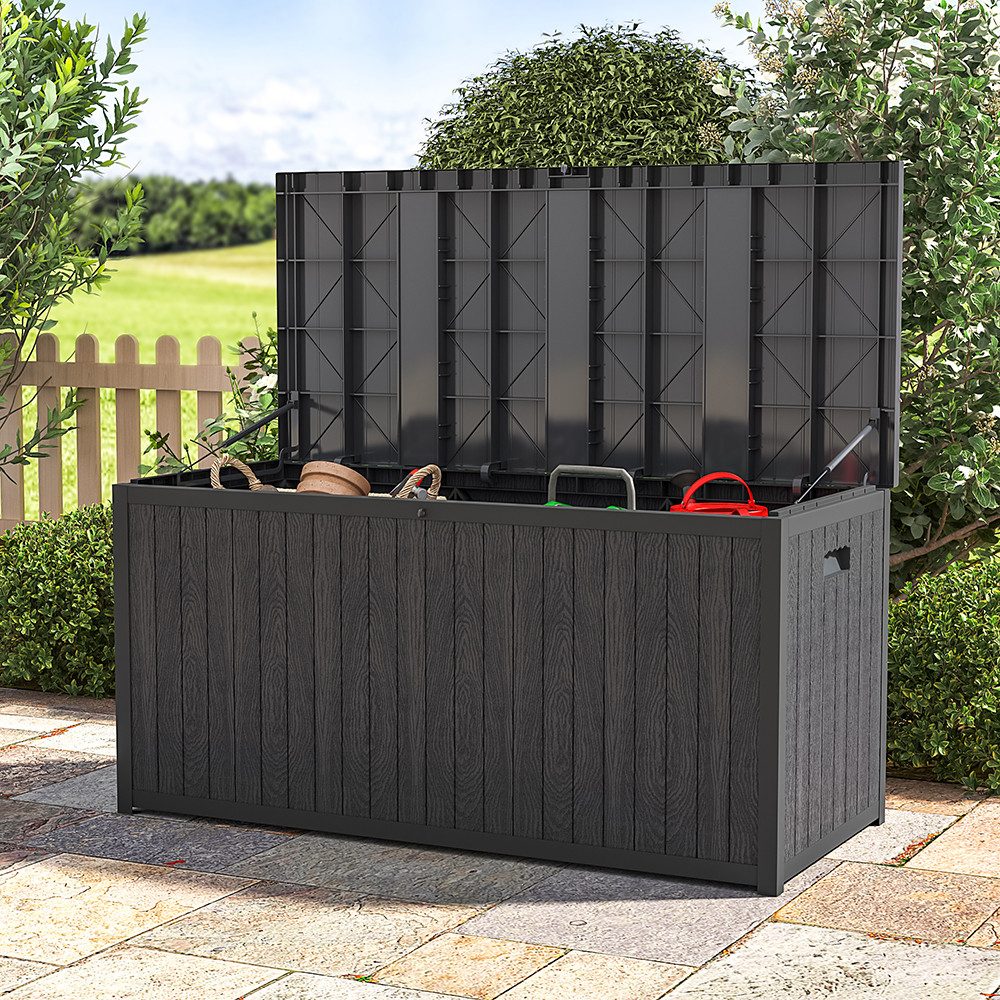 LIVINGANDHOME Gartenbox Abschließbare wasserdichte Gartenbox aus günstig online kaufen