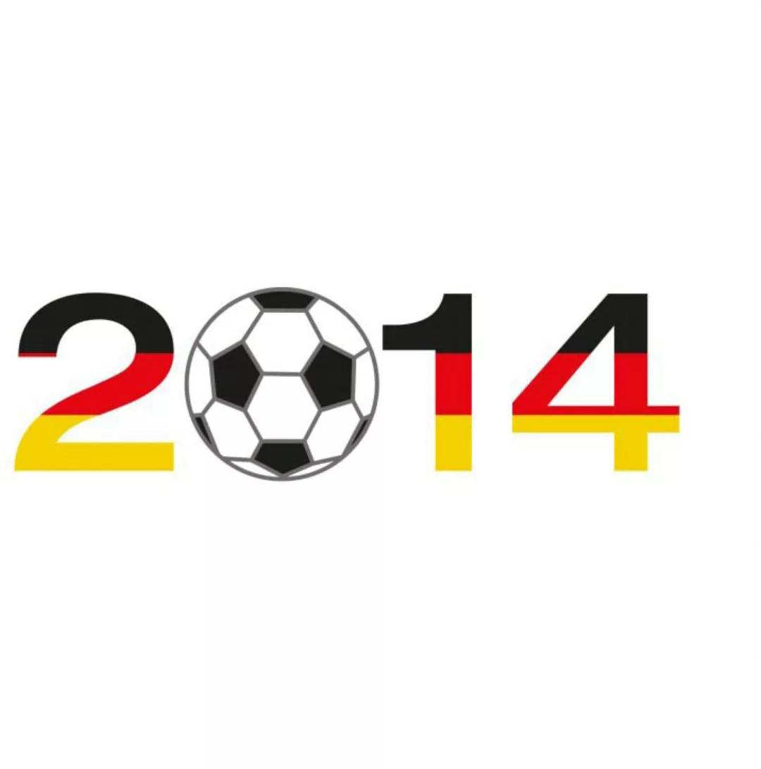Wall-Art Wandtattoo "Fußballdeko 2014 mit Fußball", (1 St.) günstig online kaufen