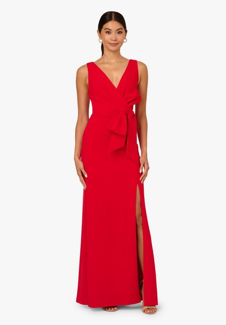 Adrianna Papell Abendkleid Bow Front Crepe Gown Brautjungfer, Abend, Anlass günstig online kaufen