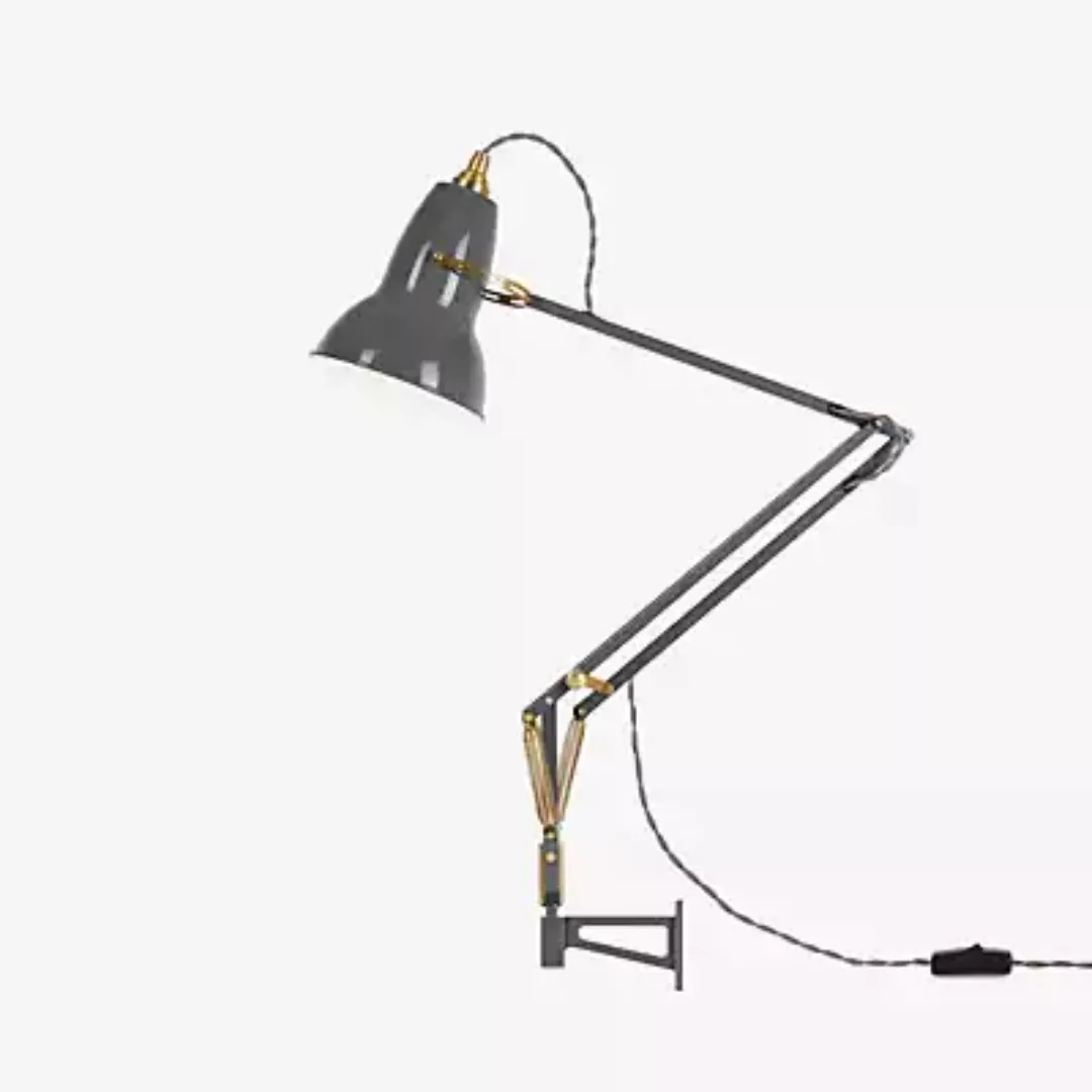 Anglepoise - Original 1227 Brass Lampe mit Wandhalterung - elefantengrau/Bx günstig online kaufen