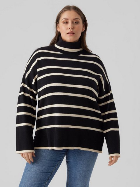 Vero Moda Curve Rollkragenpullover VMSABA LS ROLLNECK BLOUSE GA NOOS CUR günstig online kaufen