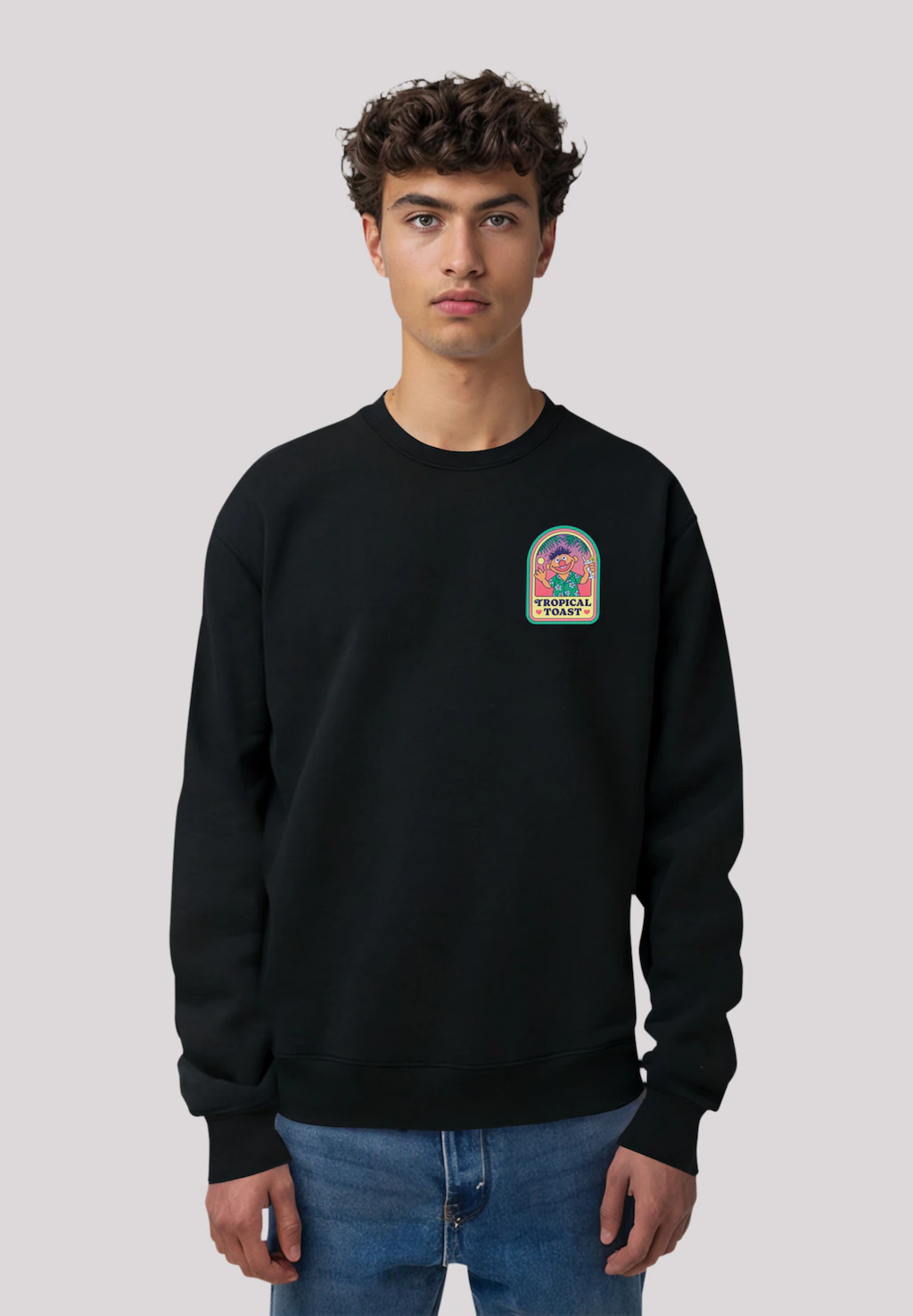 F4NT4STIC Sweatshirt "Sesamstraße Ernie Trobical Toast", Premium Qualität günstig online kaufen